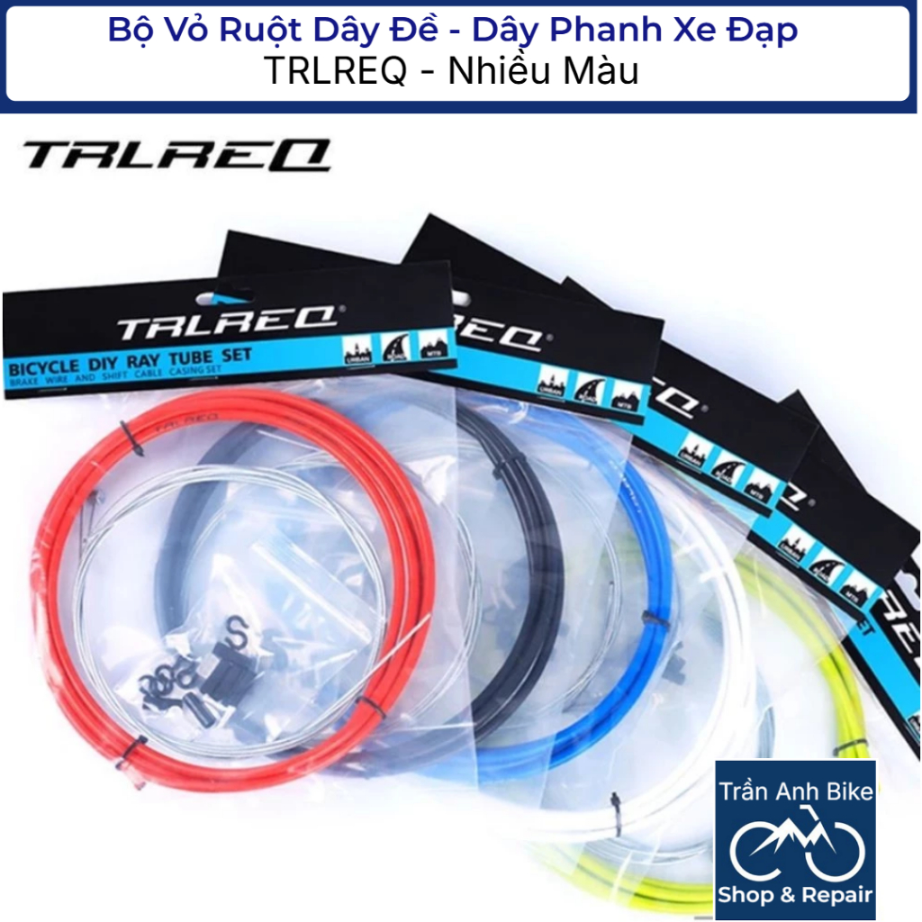 Bộ Vỏ Ruột Dây Đề - Dây Phanh Xe Đạp TRLREQ