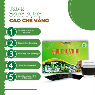   SIÊU SALE  1 hộp cao chè vằng thương hiệu Tuệ Minh - Hộp 500g - Tốtcho mẹ và bé 
