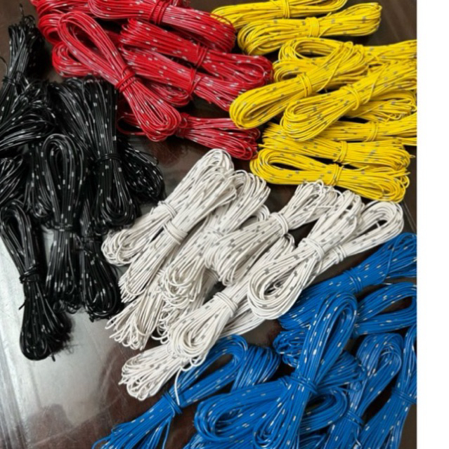 5  bó   dây   điện   Nhật    0.3mm   các  mầu    mỗi   bó   10m