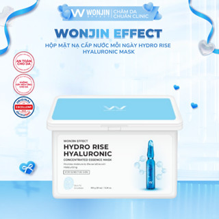 [HL] Hộp 30 Mặt nạ dịch truyền HA cấp nước dưỡng ẩm  WONJIN EFFECT HYDRO RISE HYALURONIC CONCENTRATED ESSENCE MASK