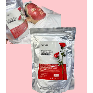 Mặt nạ bột colagen hoa hồng đỏ