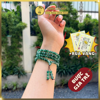  Chuỗi Hạt Mã Não Rêu Vòng Đá 108 Hạt 6li Nhỏ Hợp Cho Tay Nữ Quấn 4 Vòng Đeo Tay Hoặc Niệm Phật - C43 