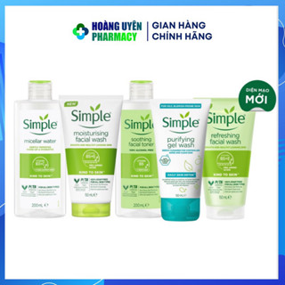 Sữa Rửa Mặt Simple lành tính và hiệu quả cho mọi loại da 150ml