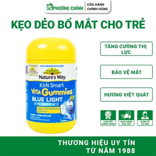 Kẹo Dẻo Bổ Mắt Cho Trẻ Nature's Way Kids Smart Vita Gummies Blue Light Eye Defense 50 Viên