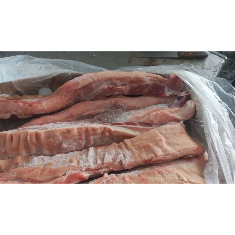 Ba rọi heo dây 1kg hút chân (giao tphcm)