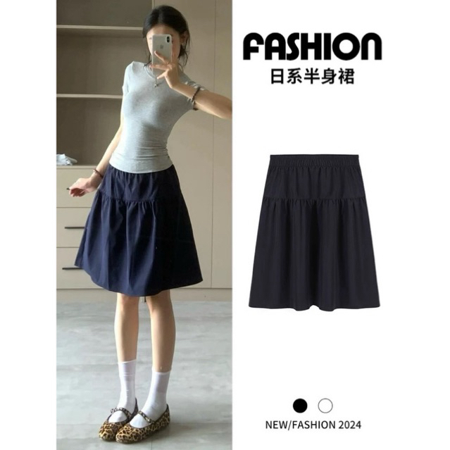 Chân váy dài lửng, styles shoujo girl, cho Nữ