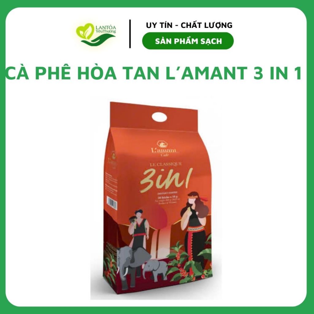 Cà phê hòa tan L'amant 3in1 - L'amant 3in1 Instant Coffee