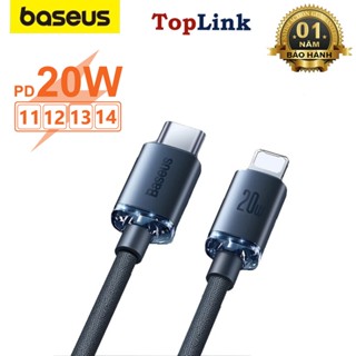  Cáp Sạc Nhanh PD 20w Và Truyền Dữ Liệu Tốc Độ Cao Siêu Bền Baseus Crystal Shine Series Fast Charging Data Cable cho IP 