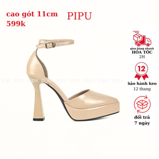 giày cao gót mũi nhọn 11cm , giày nữ xinh thời trang giày cưới, pipu 32
