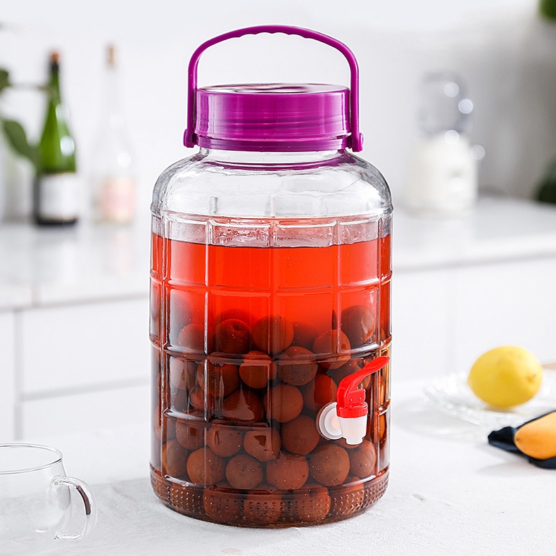 Bình Thủy Tinh Ngâm Rượu Có Vòi, Không Vòi Loại To 16l, 20l, 35l