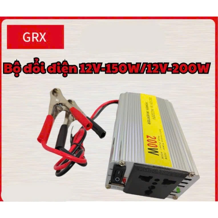 Bộ đổi điện 150W-12V / 200W-12V sang 220V - NC12150W / NC12200W