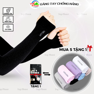 (Mua 5 Tặng 1) Găng Tay Chống Nắng Nam Nữ Cao Cấp Xỏ Ngón Chống Tia UV Thời Trang Đạt Chuẩn Let’sSilime