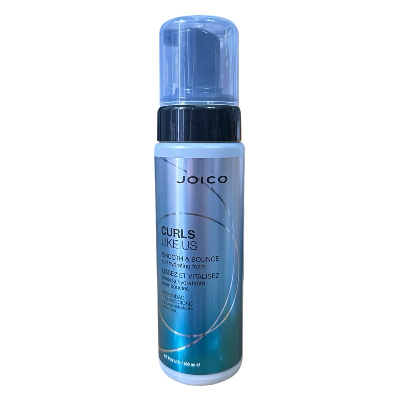 Kem bọt tạo kiểu dành cho tóc xoăn Joico CURLS LIKE US Smooth $ Bounce Curl Hydrating Foam 200ml