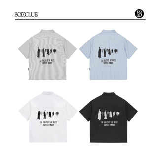 Áo Sơ Mi Boxy Shadow BOIZCLUB Oxford Unisex Local Brand SM21