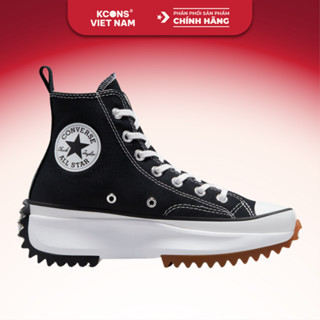  Run Star Hike Black High Top | Giày Converse Thể Thao Đế Cao 166800C 