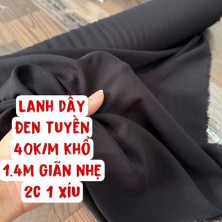 Vải Lanh cotton - Lanh xước - Mát -Mềm Mịn