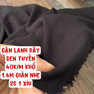 Vải Lanh cotton - Lanh xước - Mát -Mềm Mịn