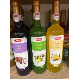 [Mẫu thử] Siro, Sinh Tố Ohla(Bắp,Khoai Môn, Cóc, Cam) - 120ml,220ml