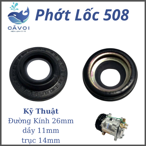 Phớt Lốc Mới 508  , Phớt Block 508 Mới , Thay Thế Máy Nén Lốc 508