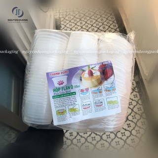 (50 chiếc) Hộp cốc nhựa đựng Caramen kèm nắp