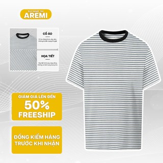  Áo thun nam tay ngắn  AREMI chất liệu cotton co giản thiết kế họa trẻ trung tinh tế ATS0021 