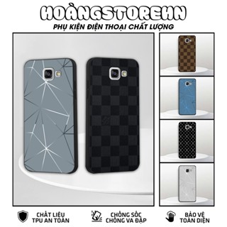 Ốp lưng Samsung A3 2016 / A5 2016 / A7 2016 in hình họa tiết xanh bạc siêu đẹp