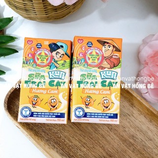 [LỐC 4 HỘP] Sữa kun trái cây đủ vị (hộp 110ml), sữa kun thơm ngon bổ dưỡng, đồ ăn vặt