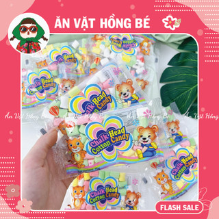   Dây 10 gói  Kẹo Bông Gòn Marshmallow Kẹo Xốp Bông Sữa mix vị  Đồ ăn vặt 