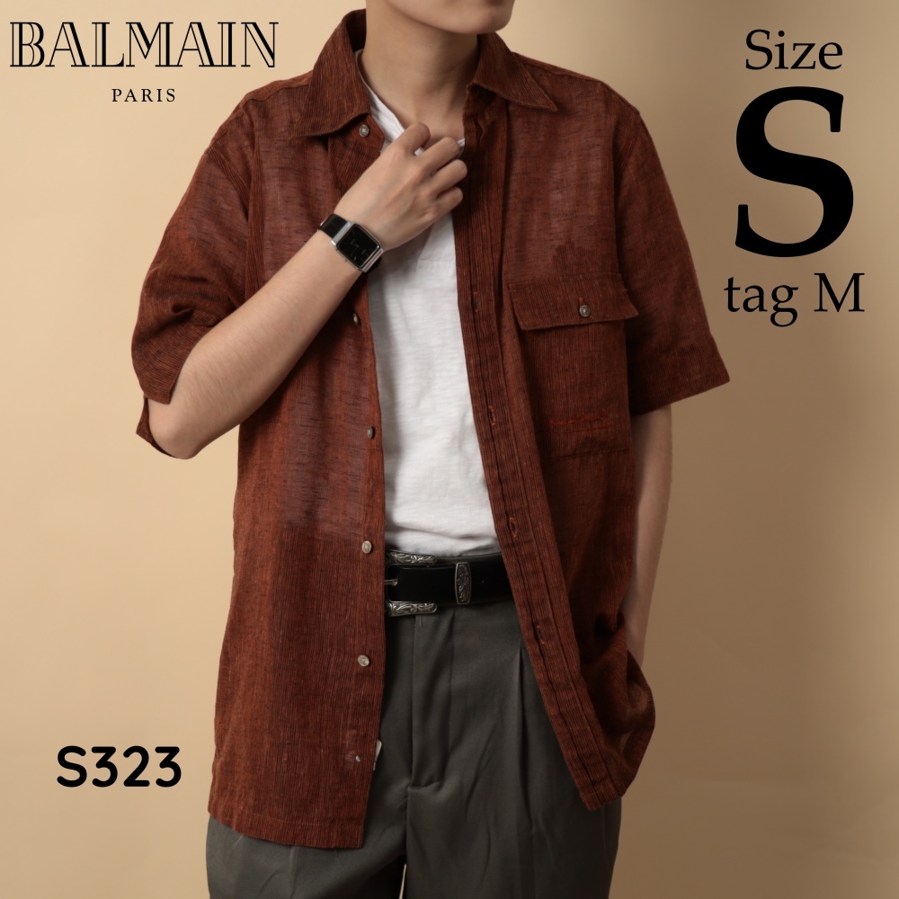 [Size S][SS323] Áo sơ mi Balmain Paris- secondhand (2hand) - COBvintage VINTAGEL