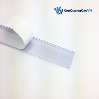  Combo 10 Nẹp dẹt Nẹp dán siêu thị bản rộng nẹp hiển thị bảng giá thanh nẹp trong ốp kệ siêu thị 