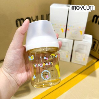 Moyuum Bình sữa PPSU Mov.aa cổ siêu rộng (kèm núm)
