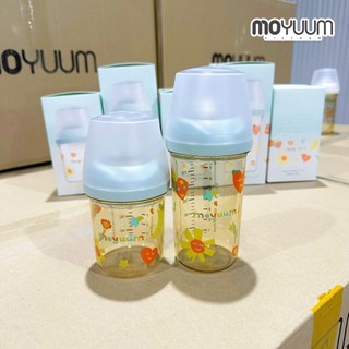 Moyuum Bình sữa PPSU Mov.aa cổ siêu rộng (kèm núm)