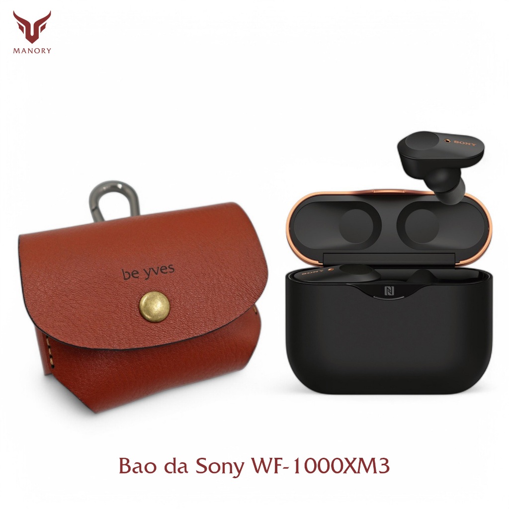 Bao Sony WF-1000XM3 [Da bò - handmade] Manory Leather
