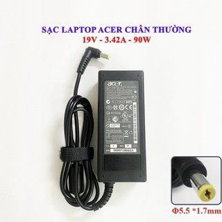 SẠC LAPTOP ACER 19V-3.42A CHÂN THƯỜNG ( TẶNG KÈM DÂY NGUỒN ) 65W 5.5 x1.7mm
