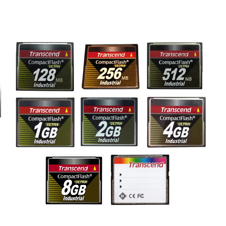 Thẻ nhớ CF Card Transcend Industrial CF100I công nghiệp 128MB 256MB 512MB 1GB 2GB 4GB dùng cho máy C
