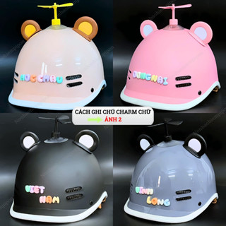 Mũ bảo hiểm Cá Heo người lớn và trẻ em phối phụ kiện siêu xinh, nón bảo hiểm thời trang dành cho nam và nữ chính hãng