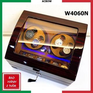  Hộp Đựng Đồng Hồ Cơ 4 Xoay + 6 Tĩnh ACBOW  Có Đèn LED   BH 2 NĂM  