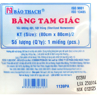 ✅ COMBO 5 Băng tam giác Bảo Thạch (80cm X 80cm)/2