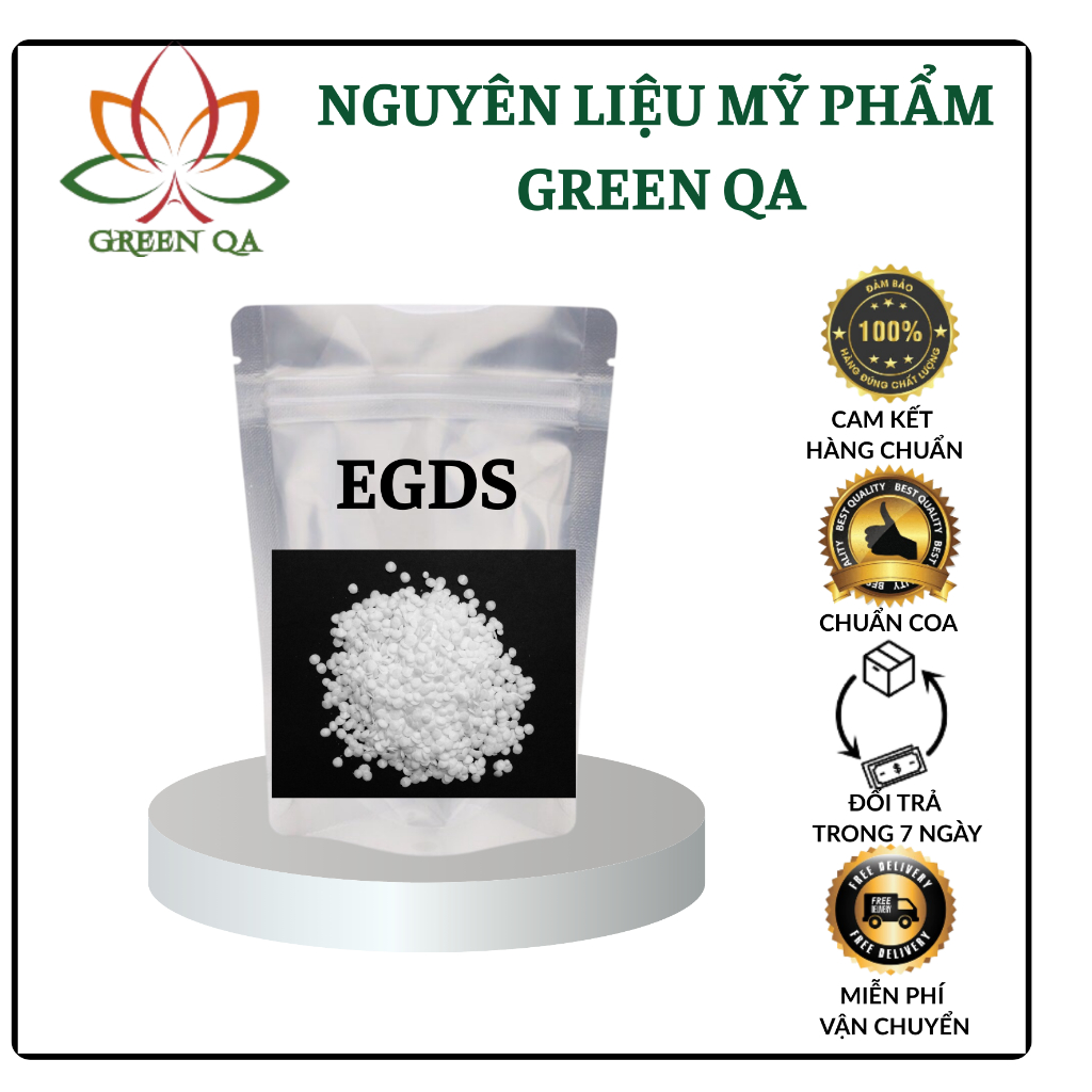 Sáp Nhũ Ngọc Trai Dầu Gội, Sữa Tắm - EGDS - Ethylene Glycol Distearate-Nguyên liệu mỹ phẩm-Green QA
