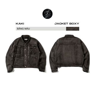 Bad Choices | Áo Khoác Kaki Jeans STORMY form Boxy phong cách StreetStyle