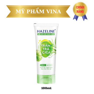 Gel rửa mặt sáng da hazeline tràm trà cica