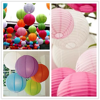 MÀU MỚI ĐỦ SIZE - Lồng Đèn Giấy Lụa Nhiều Màu Trang Trí Tiểu Cảnh Trung Thu, Tết, Decor Nhà Hàng, Shophouse Giá Rẻ