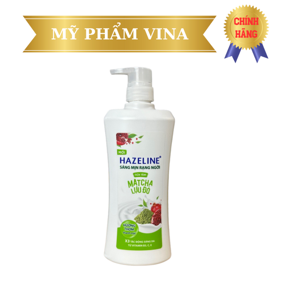 Sữa tắm  Hazeline Matcha & Lựu Đỏ (670ml)