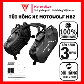  Túi Treo Yên Xe Máy Đựng Đồ Chống Nước Motowolf MB2 Túi Treo Hông Xe Máy Motowolf 