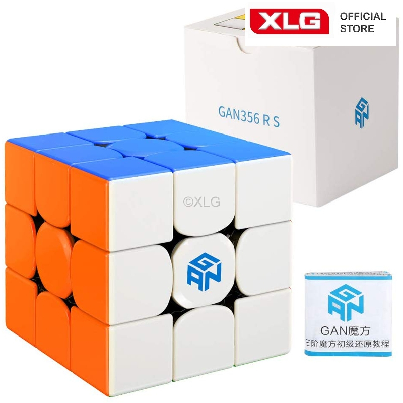 Rubik 3x3 GAN 356 RS cao cấp Không Dán (Stickerless)