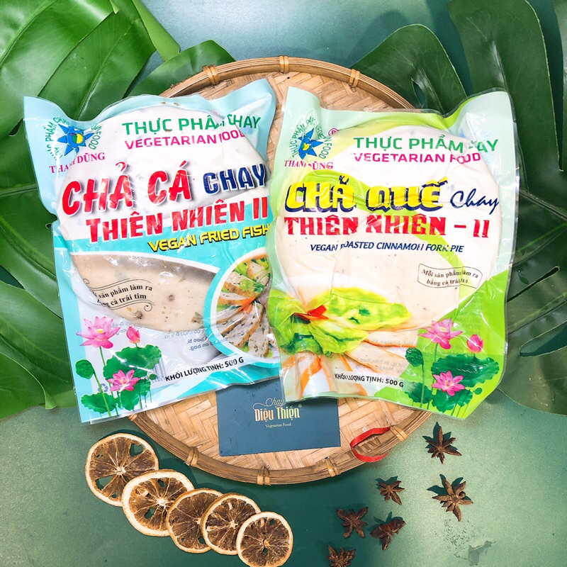 CHẢ QUẾ CHAY THIÊN NHIÊN 500g - CHẢ CÁ CHAY THIÊN NHIÊN 500g