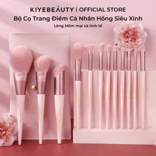 Bộ Cọ Trang Điểm Cá Nhân KIYE 12 Cây Chính Hãng Siêu Mềm Làm Đẹp Tiện Lợi