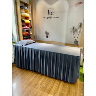 Ga /drap giường spa, nối mi, giường gội chất thun dày dặn
