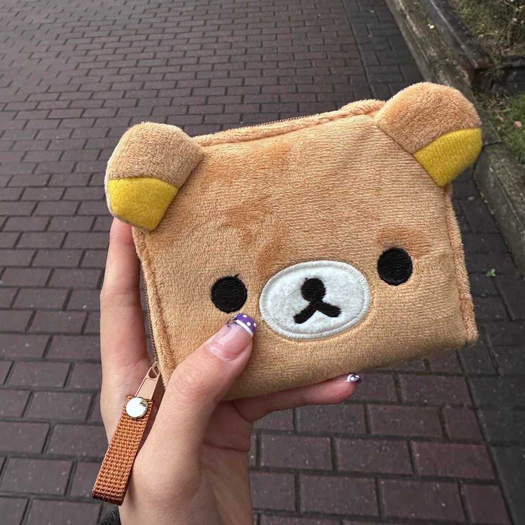  🧸 Ví Gấu Bông Dễ Thương – Ví Đựng Tiền Lẻ & Đa Năng Cho Học Sinh Nữ Sinh Quà Tặng 🎁 