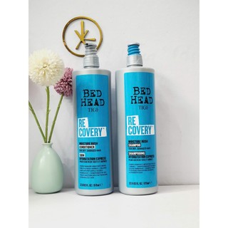 Dầu gội xả Tigi Bed Head Resur Rection 970ml phục hồi, dưỡng ẩm, dưỡng màu, chăm sóc tóc tẩy